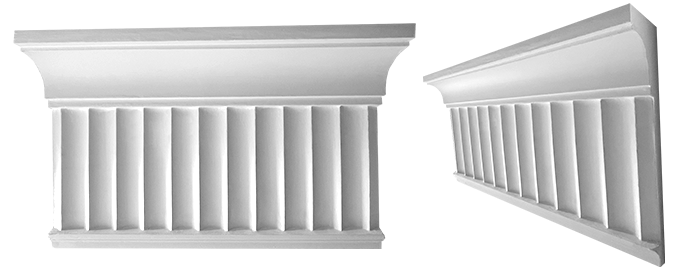 decorative plaster cornice image
