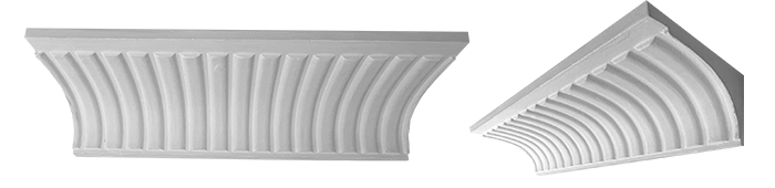 decorative plaster cornice image