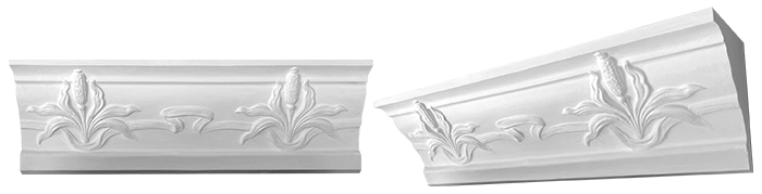 decorative plaster cornice image