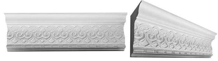 decorative plaster cornice image