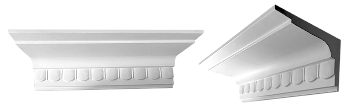 decorative plaster cornice image