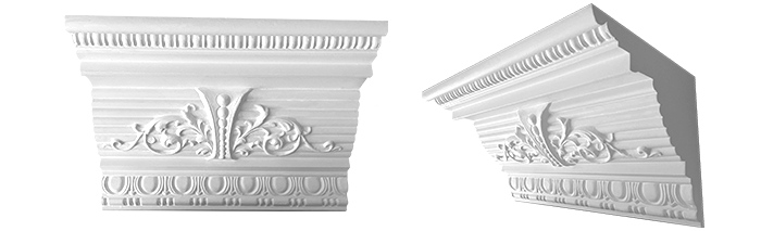 decorative plaster cornice image