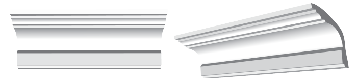 decorative plaster cornice image