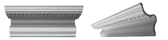 decorative plaster cornice image