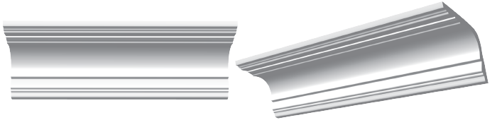 decorative plaster cornice image